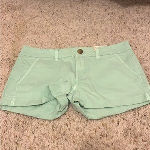 American Eagle Outfitters Pale Mint Green Shorts